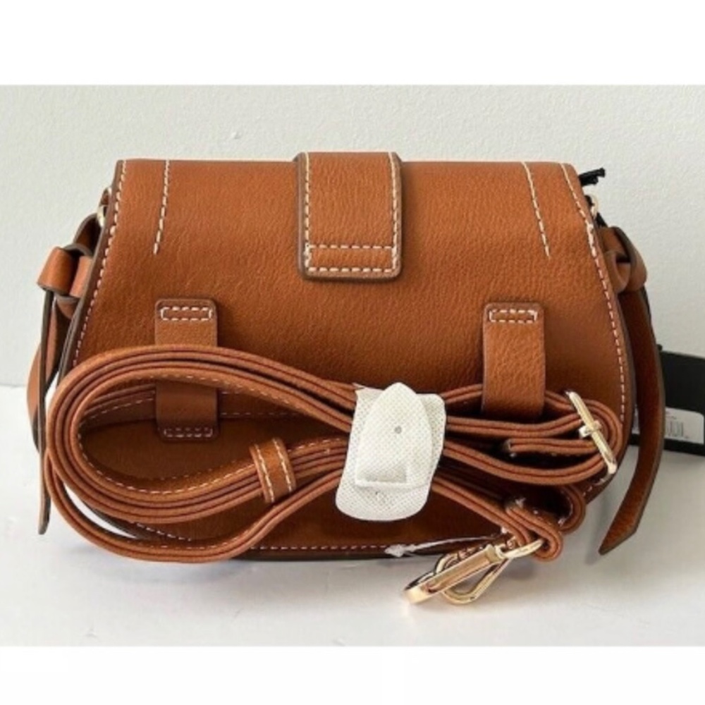 Rachel Zoe - EDESSI-200 Crossbody and Belt Bag, Brown, Vegan Leather  NEW - Picture 2 of 8